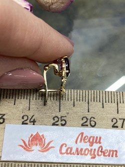 *Серьги Родолит цв Лимонное арт. 565с-024 (вес 2,97 г) - фото 101676 *Серьги Родолит цв Лимонное арт. 565с-024 (вес 2,97 г) - фото 101676