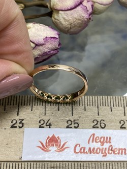 *Кольцо р.18,5 Хромдиопсид цв Красное арт. 594к-277 вес 1,46 г - фото 101851