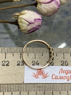 *Кольцо р.18,5 Хромдиопсид цв Красное арт. 594к-277 вес 1,46 г - фото 101853