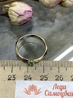 *Кольцо р.19 Изумруд цв Лимоное арт. 619к-291 вес 2,29 г - фото 102016 *Кольцо р.19 Изумруд цв Лимоное арт. 619к-291 вес 2,29 г - фото 102016