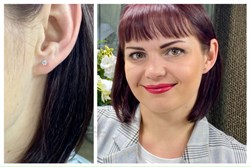 *Пусеты Белый Бр цв Белое арт. 09-01765-03-001-01-03-913, (вес 1,39 г) - фото 102783 *Пусеты Белый Бр цв Белое арт. 09-01765-03-001-01-03-913, (вес 1,39 г) - фото 102783