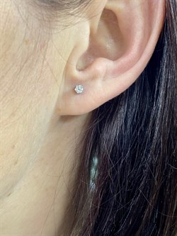 *Пусеты Белый Бр цв Белое арт. 09-01765-03-001-01-03-913, (вес 1,39 г) - фото 102785 *Пусеты Белый Бр цв Белое арт. 09-01765-03-001-01-03-913, (вес 1,39 г) - фото 102785