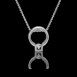 *Колье 45-50 см. Белый Фианит цв Белое арт. 07-0195-00-501-1120-38-747 (вес 3,05 г) - фото 10307 *Колье 45-50 см. Белый Фианит цв Белое арт. 07-0195-00-501-1120-38-747 (вес 3,05 г) - фото 10307