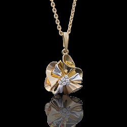 *Подвеска Белый Фианит цв  Лимонное, Белое арт. 03-2654-00-401-1121-48-577 (вес 2 г) - фото 10345 *Подвеска Белый Фианит цв  Лимонное, Белое арт. 03-2654-00-401-1121-48-577 (вес 2 г) - фото 10345