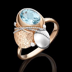 *Кольцо р.18 Топаз цв Красное, Белое арт. 01-5068-00-201-1111-57-190 (вес 2,8 г) - фото 10381 *Кольцо р.18 Топаз цв Красное, Белое арт. 01-5068-00-201-1111-57-190 (вес 2,8 г) - фото 10381