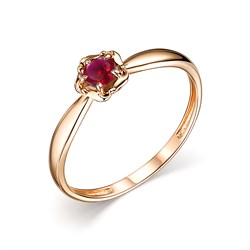 *Кольцо р.17 Рубин цв Красное арт. 14036-103-953 (вес 1,13 г) - фото 104458