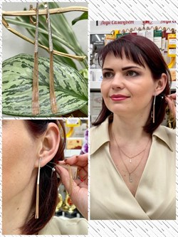*Серьги Белый Бр цв Красное арт 2-107-463-802 вес 4,77 г - фото 110881 *Серьги Белый Бр цв Красное арт 2-107-463-802 вес 4,77 г - фото 110881