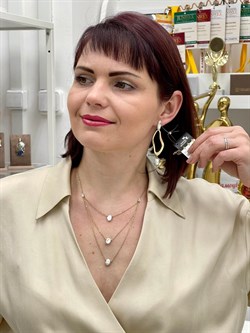 *Серьги Белый Жемчуг Барокко цв. Лимонное арт. 2-508179-00-28-238 вес 8,16 г - фото 111529 *Серьги Белый Жемчуг Барокко цв. Лимонное арт. 2-508179-00-28-238 вес 8,16 г - фото 111529