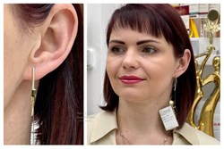 *Серьги Петли Зеленый Турмалин цв Лимонное арт 2-308205-00-60-453 вес 2,69 г - фото 111535 *Серьги Петли Зеленый Турмалин цв Лимонное арт 2-308205-00-60-453 вес 2,69 г - фото 111535