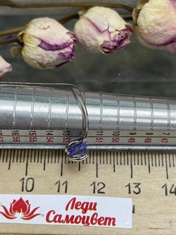 *Кольцо р.17 Танзанит цв Белое арт. 1073к-379 (вес 1,59 г) - фото 111589 *Кольцо р.17 Танзанит цв Белое арт. 1073к-379 (вес 1,59 г) - фото 111589