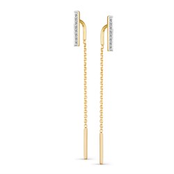 *Серьги Продевки Белый Бр цв Лимонное арт. 23902-300-939 (вес 1,06 г) - фото 117561 *Серьги Продевки Белый Бр цв Лимонное арт. 23902-300-939 (вес 1,06 г) - фото 117561