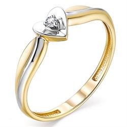 *Кольцо р.16,5 Белый Бр цв Лимонное арт. 13228-300-907 (вес 1,25 г) - фото 117959 *Кольцо р.16,5 Белый Бр цв Лимонное арт. 13228-300-907 (вес 1,25 г) - фото 117959