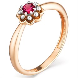 *Кольцо р.18 Рубин цв Красное арт. 12542-103-708 (вес 2,33 г) - фото 118648