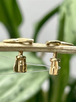 *Пусеты Триглав цв Лимонное арт. 2001070-956 (вес 1,5 г) - фото 120935 *Пусеты Триглав цв Лимонное арт. 2001070-956 (вес 1,5 г) - фото 120935