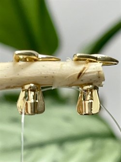 *Пусеты Триглав цв Лимонное арт. 2001070-956 (вес 1,5 г) - фото 120937 *Пусеты Триглав цв Лимонное арт. 2001070-956 (вес 1,5 г) - фото 120937