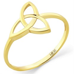 *Кольцо р.19 Триглав  цв Лимонное арт. 1000433-895 (вес 1,45 г) - фото 120963 *Кольцо р.19 Триглав  цв Лимонное арт. 1000433-895 (вес 1,45 г) - фото 120963