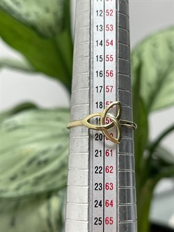 *Кольцо р.19 Триглав  цв Лимонное арт. 1000433-895 (вес 1,45 г) - фото 120967 *Кольцо р.19 Триглав  цв Лимонное арт. 1000433-895 (вес 1,45 г) - фото 120967