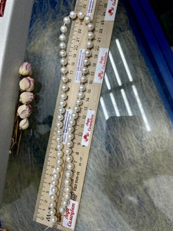 *Ожерелье р.50 Белый Жемчуг д.7-8 цв Красное арт. 850800480259.050-571 - фото 122358 *Ожерелье р.50 Белый Жемчуг д.7-8 цв Красное арт. 850800480259.050-571 - фото 122358