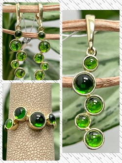 *Серьги Сибирлит Хромдиопсид цв Лимонное арт. 20609-718 вес 6,83 г - фото 122761 *Серьги Сибирлит Хромдиопсид цв Лимонное арт. 20609-718 вес 6,83 г - фото 122761