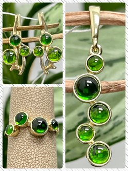 *Подвеска Сибирлит Хромдиопсид цв Лимонное арт. 30609-701 вес 2,79 г - фото 122809 *Подвеска Сибирлит Хромдиопсид цв Лимонное арт. 30609-701 вес 2,79 г - фото 122809