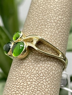 *Кольцо р.18,5 Сибирлит Хромдиопсид цв Лимонное арт. 1208-409 вес 3,74 г - фото 122828 *Кольцо р.18,5 Сибирлит Хромдиопсид цв Лимонное арт. 1208-409 вес 3,74 г - фото 122828