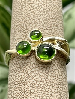 *Кольцо р.18,5 Сибирлит Хромдиопсид цв Лимонное арт. 1208-409 вес 3,74 г - фото 122830 *Кольцо р.18,5 Сибирлит Хромдиопсид цв Лимонное арт. 1208-409 вес 3,74 г - фото 122830