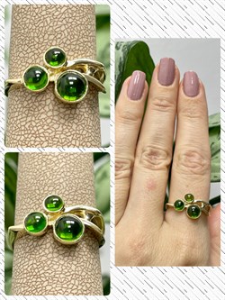 *Кольцо р.18,5 Сибирлит Хромдиопсид цв Лимонное арт. 1208-409 вес 3,74 г - фото 122838 *Кольцо р.18,5 Сибирлит Хромдиопсид цв Лимонное арт. 1208-409 вес 3,74 г - фото 122838