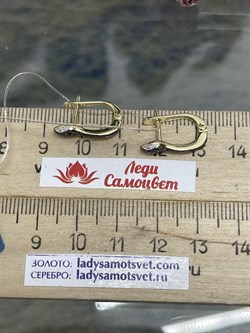 *Серьги Змейки Черный Бр цв Лимонное арт. С/279-325-566, (вес 2.21 г) - фото 122855 *Серьги Змейки Черный Бр цв Лимонное арт. С/279-325-566, (вес 2.21 г) - фото 122855
