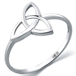 *Кольцо р.16,5 Триглав цв Белое арт. 1000434-191 (вес 1,36 г) - фото 123283 *Кольцо р.16,5 Триглав цв Белое арт. 1000434-191 (вес 1,36 г) - фото 123283