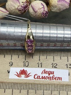 *Кольцо р.18,5 Розовый Сапфир цв Лимонное арт 1-307293-00-47-482 вес 2,25 г - фото 123440 *Кольцо р.18,5 Розовый Сапфир цв Лимонное арт 1-307293-00-47-482 вес 2,25 г - фото 123440