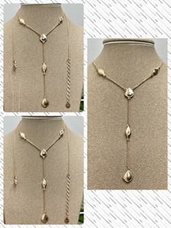 *Колье 45-50 см. Эстет цв Красное арт. 4000043-274 (вес 6,16 г) - фото 123470