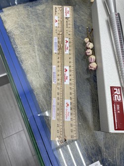 *Колье 45-50 см. Эстет цв Красное арт. 4000043-274 (вес 6,16 г) - фото 123472