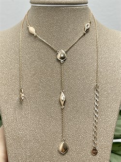 *Колье 40-45 см. Эстет цв Красное арт. 4000043-267 (вес 6,02 г) - фото 123485