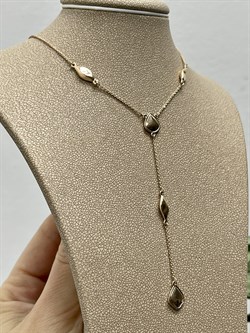 *Колье 40-45 см. Эстет цв Красное арт. 4000043-267 (вес 6,02 г) - фото 123487