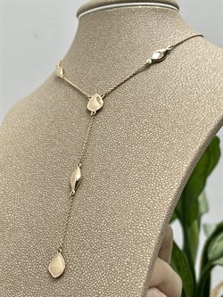 *Колье 40-45 см. Эстет цв Красное арт. 4000043-267 (вес 6,02 г) - фото 123488