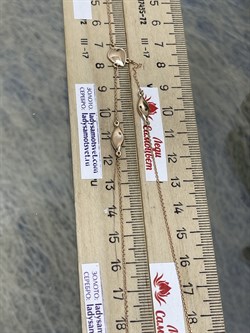 *Колье 40-45 см. Эстет цв Красное арт. 4000043-267 (вес 6,02 г) - фото 123493