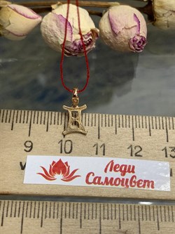 *Подвеска Близнецы Белый Бр цв Красное арт. 34211-100-898 вес 0,46 г - фото 123560 *Подвеска Близнецы Белый Бр цв Красное арт. 34211-100-898 вес 0,46 г - фото 123560