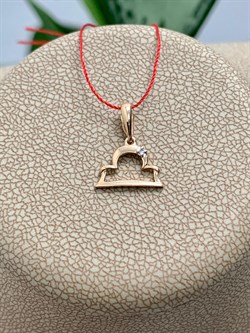 *Подвеска Весы цв Красное арт. 34216-100-993 вес 0,45 г - фото 123569 *Подвеска Весы цв Красное арт. 34216-100-993 вес 0,45 г - фото 123569