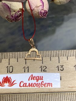 *Подвеска Весы цв Красное арт. 34216-100-993 вес 0,45 г - фото 123571 *Подвеска Весы цв Красное арт. 34216-100-993 вес 0,45 г - фото 123571