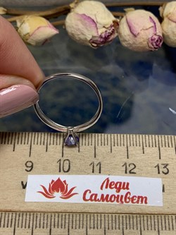 *Кольцо р.18 Танзанит цв Белое арт. 789211-8-3-266 (вес 1,64 г) - фото 123837 *Кольцо р.18 Танзанит цв Белое арт. 789211-8-3-266 (вес 1,64 г) - фото 123837