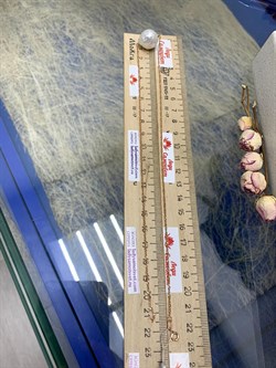 *Ожерелье р.45 Белый Жемчуг Барокко д.14-16 цв Красное арт. 6.U001.s.x-907 Вес 6,87 г - фото 124105 *Ожерелье р.45 Белый Жемчуг Барокко д.14-16 цв Красное арт. 6.U001.s.x-907 Вес 6,87 г - фото 124105
