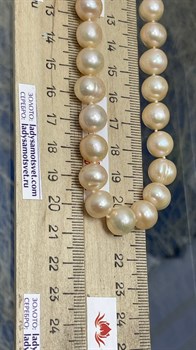 *Ожерелье р.45 Розовый Жемчуг д.11-11,5 цв Красное арт. 8585632.3.0.45-156 - фото 124172