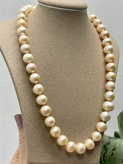 *Ожерелье р.45 Розовый Жемчуг д.11-11,5 цв Красное арт. 8585632.3.0.45-156 - фото 124176