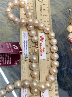 *Ожерелье р.50 Розовый Жемчуг д.10-10,5 цв Красное арт. 8581013.3.0.50-992 - фото 124187 *Ожерелье р.50 Розовый Жемчуг д.10-10,5 цв Красное арт. 8581013.3.0.50-992 - фото 124187