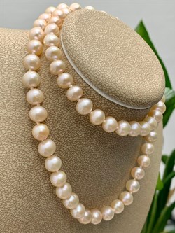 *Ожерелье р.45 Розовый Жемчуг д.5,5-6,5 цв Красное арт. 8584274.2.0.45-617 - фото 124218 *Ожерелье р.45 Розовый Жемчуг д.5,5-6,5 цв Красное арт. 8584274.2.0.45-617 - фото 124218