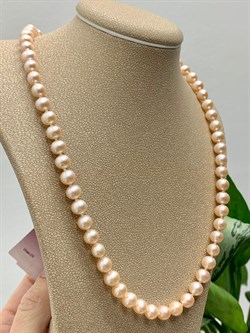 *Ожерелье р.45 Розовый Жемчуг д.5,5-6,5 цв Красное арт. 8585274.2.0.45-241 - фото 124229 *Ожерелье р.45 Розовый Жемчуг д.5,5-6,5 цв Красное арт. 8585274.2.0.45-241 - фото 124229