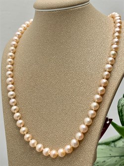 *Ожерелье р.45 Розовый Жемчуг д.5,5-6,5 цв Красное арт. 8585274.2.0.45-241 - фото 124230 *Ожерелье р.45 Розовый Жемчуг д.5,5-6,5 цв Красное арт. 8585274.2.0.45-241 - фото 124230