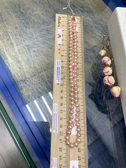 *Ожерелье р.45 Розовый Жемчуг д.5,5-6,5 цв Красное арт. 8585274.2.0.45-241 - фото 124235 *Ожерелье р.45 Розовый Жемчуг д.5,5-6,5 цв Красное арт. 8585274.2.0.45-241 - фото 124235