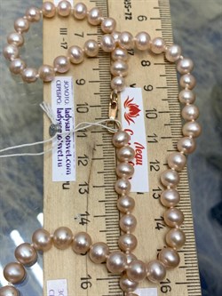 *Ожерелье р.45 Розовый Жемчуг д.5,5-6,5 цв Красное арт. 8585274.2.0.45-241 - фото 124239 *Ожерелье р.45 Розовый Жемчуг д.5,5-6,5 цв Красное арт. 8585274.2.0.45-241 - фото 124239