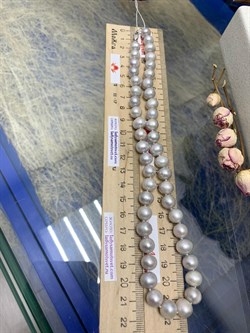 *Ожерелье р.45 Серебристый Жемчуг д.9,5-10 цв Белое арт. 8663185.3.0.045-902 - фото 124241 *Ожерелье р.45 Серебристый Жемчуг д.9,5-10 цв Белое арт. 8663185.3.0.045-902 - фото 124241
